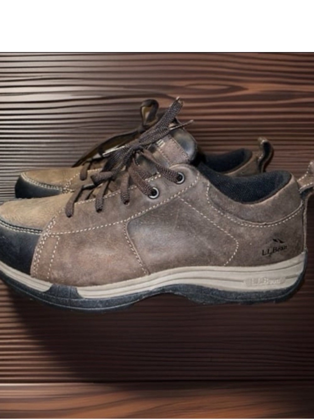 L.L. Bean Tranverse Trail Leather Steel Toe Hiking Shoes, Men’s 7.5W or Women’s9